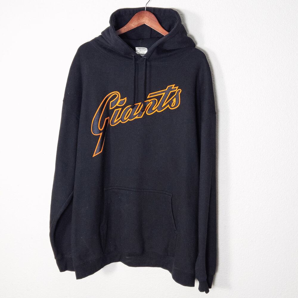 San Francisco Giants Oversized Hoodie Black Size XXL Streetwear Athletic